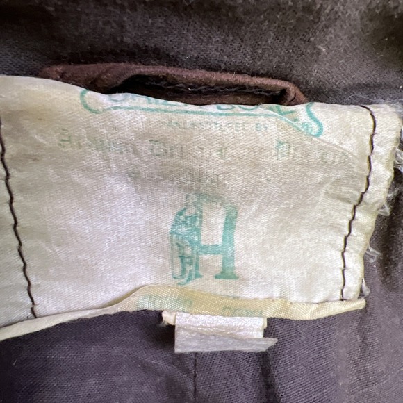 DRIZA-BONE Australian Brown Oilskin &‎ Cotton Deluxe Riding Coat-Size 8 Cowboy - Picture 9 of 12